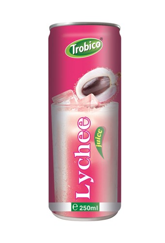 Manufacturer Beverage 250ml Canned Natural Lychee Fruit Drink