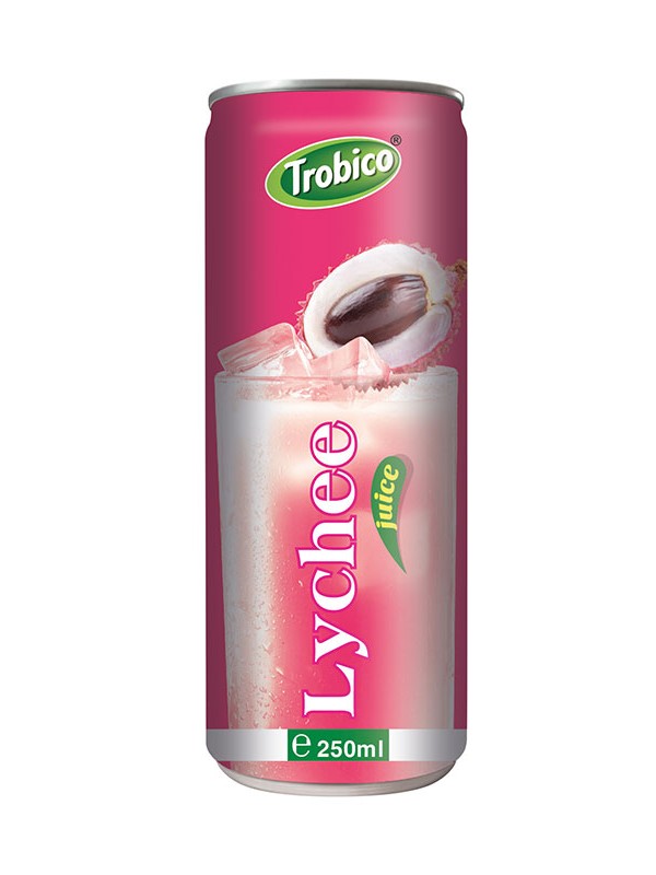 250ml Canned Natural Lychee Fruit Drink