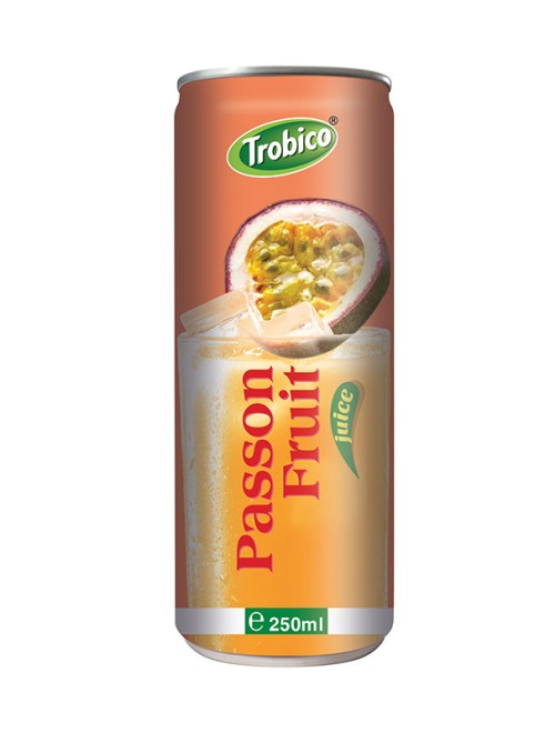 250ml Canned Natural Passion Fruit Drink