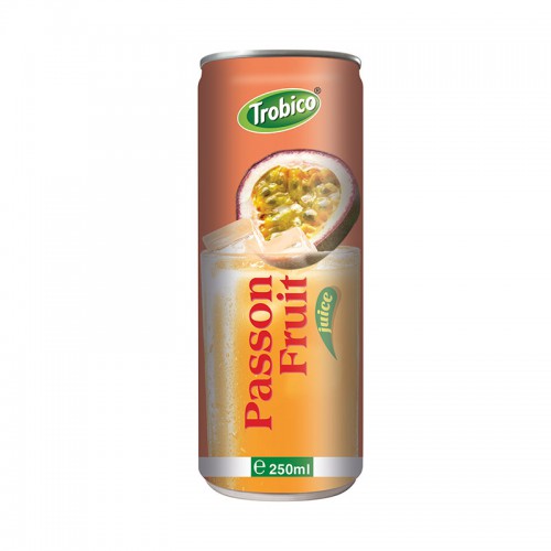 250ml Canned Natural Passion Fruit Drink