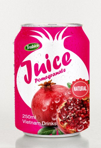 250ml Canned Natural Pomegranate Fruit Juice
