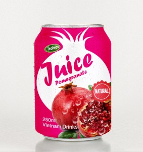 250ml Canned Natural Pomegranate Fruit Juice