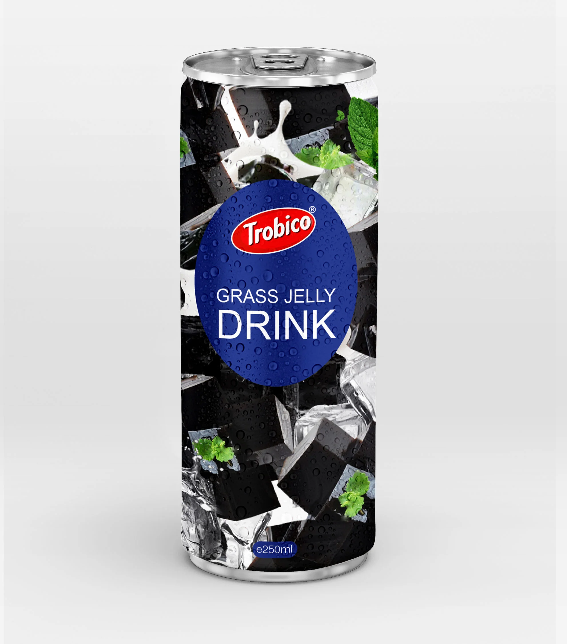 250ml Slim can Grass Jelly Drink Beverage Manufacturer