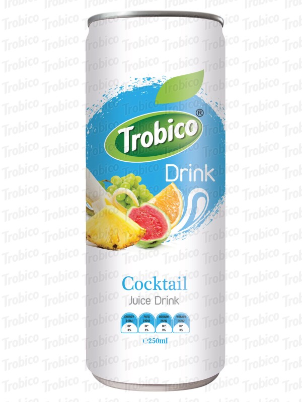 250ml alu can Cocktail Juice Drink