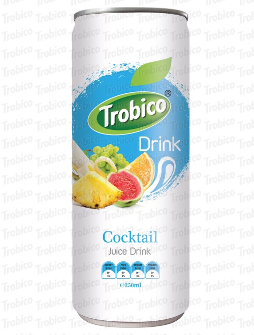 250ml alu can Cocktail Juice Drink