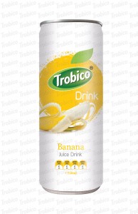 250ml alu can Natural Banana Juice Drink