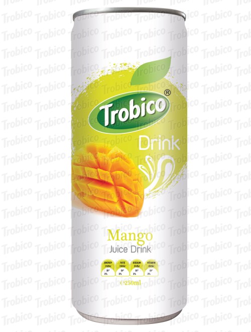 250ml alu can Natural Mango Juice Drink