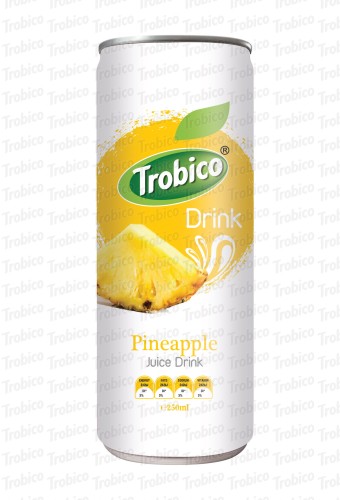 250ml alu can Natural Pineapple Juice Drink