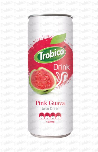 250ml alu can Natural Pink Guava Juice Drink