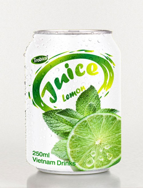 250ml short can Lemon fruit juice