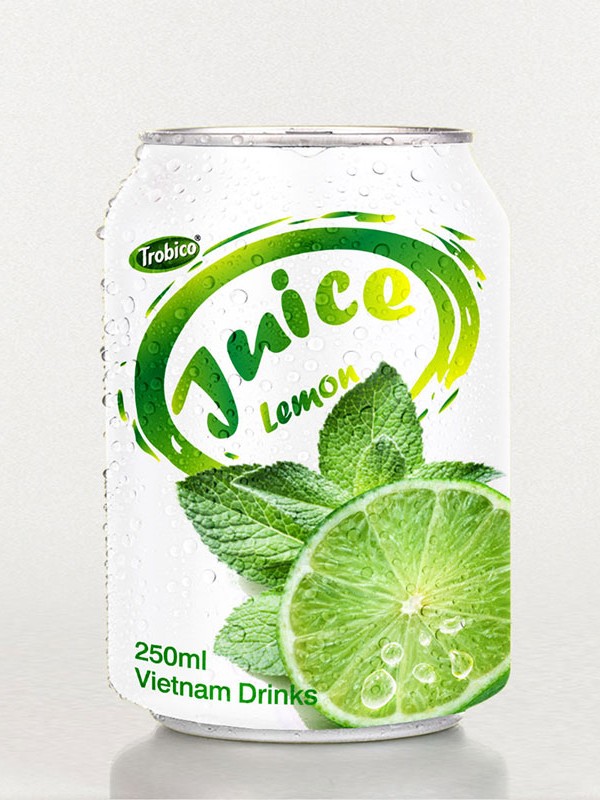 250ml short can Lemon fruit juice