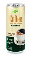 250ml canned Black Coffee Drink