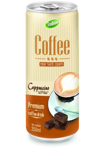 250ml canned Cappuccino Coffee Drink