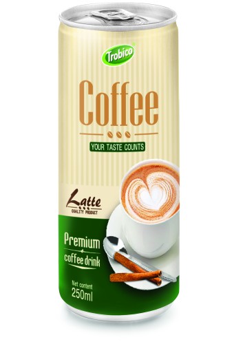 250mlcannedLatteCoffeeDrink