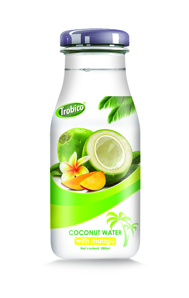 280ml Coconut Water With Mango Flavor Beverage Manufacturer