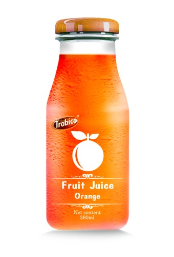 280ml glass bottle Orange Juice