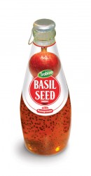 290ml Glass bottle Basil Seed with Pomagranate Juice Flavor