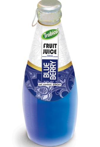 290ml Glass bottle Blueberry Drink
