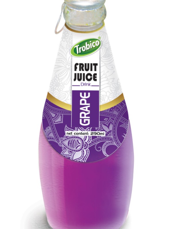 290ml Glass bottle Grape Drink