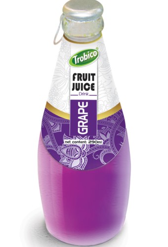 290ml Glass bottle Grape Drink