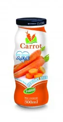 300ml Glass bottle High Quality Healthy Eyes Carrot Juice Drink