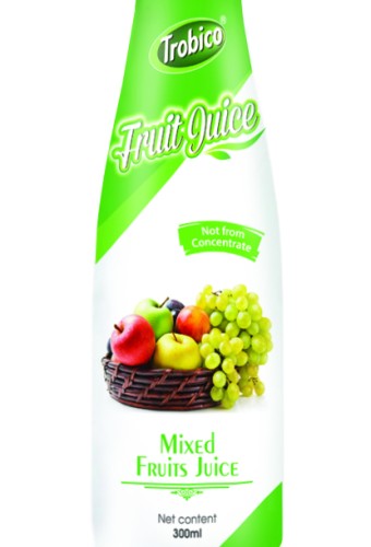 300ml Glass bottle Mix Fruit Juice
