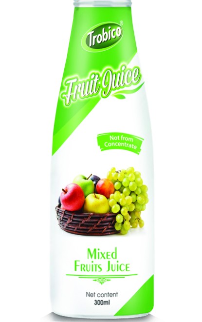 300ml Glass bottle Mix Fruit Juice
