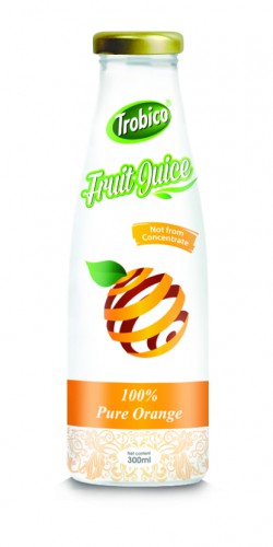 300ml Glass bottle Orange Juice