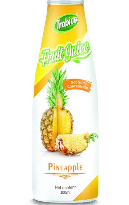 300ml Glass bottle Pineapple Juice
