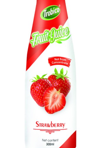 300ml Glass bottle Strawberry Juice