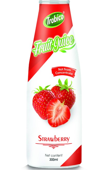 300ml Glass bottle Strawberry Juice