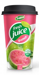 300ml PP Cup Fresh Guava Fruit Juice Drink