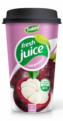 300ml PP Cup Fresh Mangosteen Fruit Juice Drink