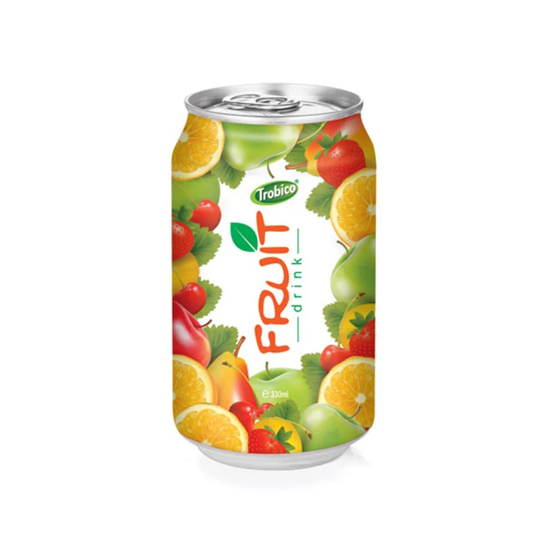 330ml Aluminum can Supplier Mix Fruit Juice Beverage Manufacturer