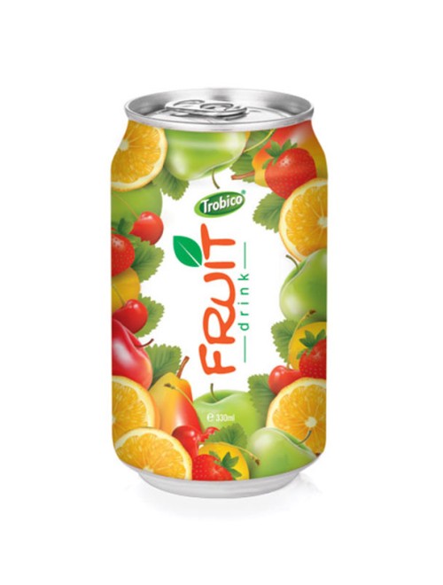 330ml Aluminum can Supplier Mix Fruit Juice