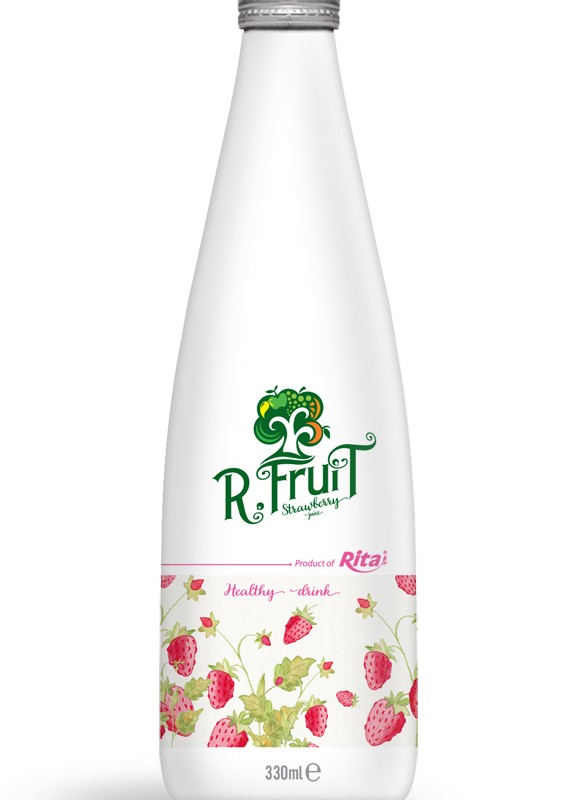 330ml Glass bottle Strawberry Juice