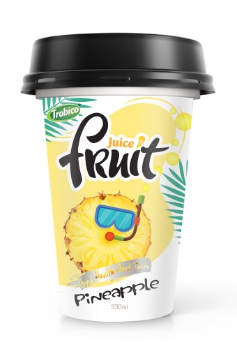 330ml PP cup Good Taste Pineapple Juice Drink