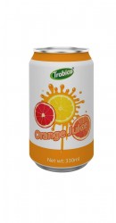 330ml alu can Orange Juice Drink 1