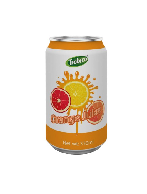 330ml alu can Orange Juice Drink 1