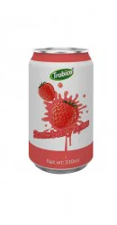 330ml alu can Strawberry Juice Drink 1