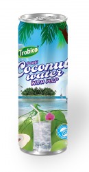 330ml sleek can coconut water with pulp