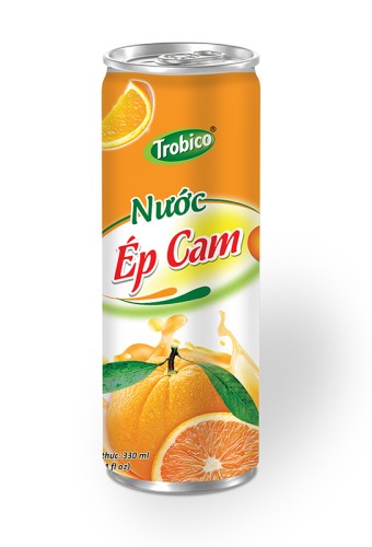 330ml sleek can Tropical Orange Juice Drink