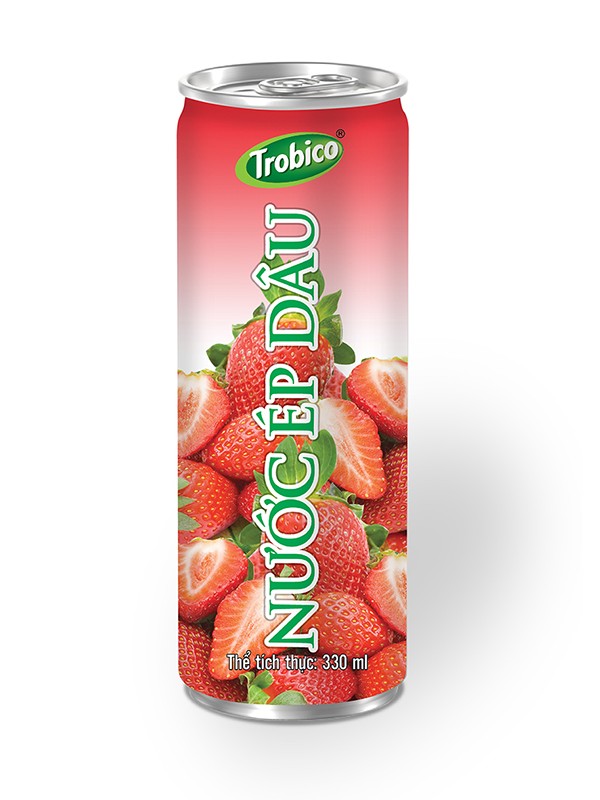 330ml slim coconut water with strawberry flavor