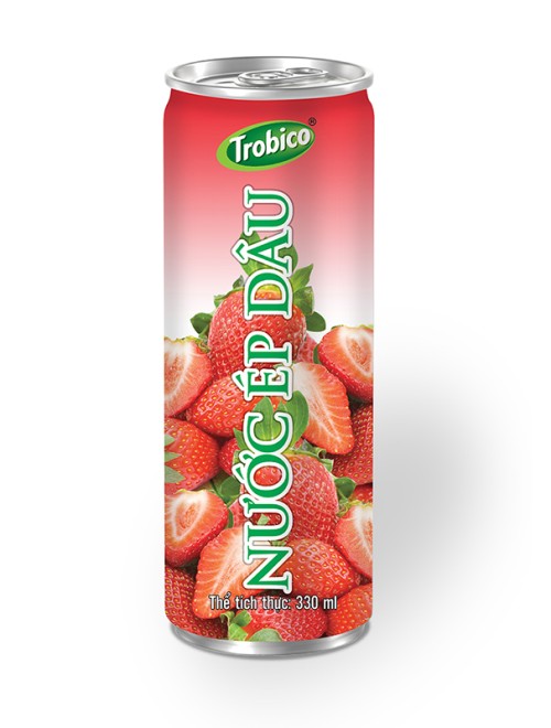 330ml slim coconut water with strawberry flavor