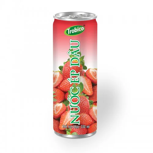 330ml slim coconut water with strawberry flavor