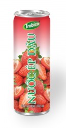 330ml alu sleek can Strawberry Juice Drink (Trobico brand or OEM)