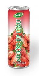 330ml alu sleek can Strawberry Juice Drink (Trobico brand or OEM)