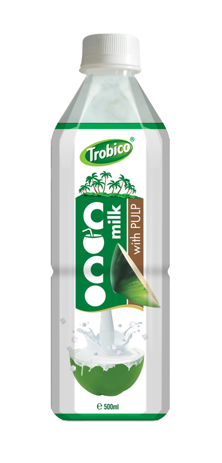 500ml Cocomilk with PULP - TROBICO | OEM Beverage Manufacturers