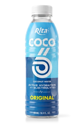500ml Original Coconut Water with Electrolytes PET Bottle