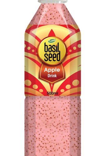 500ml Apple Flavour Basil seed